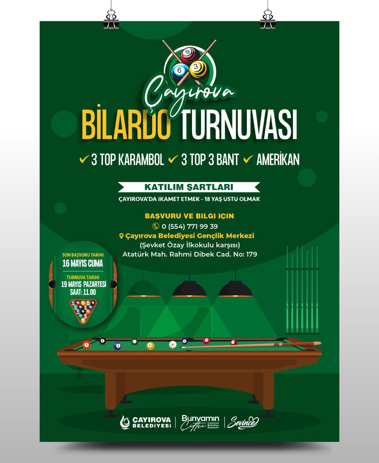 Çayırova Bilardo Turnuvası