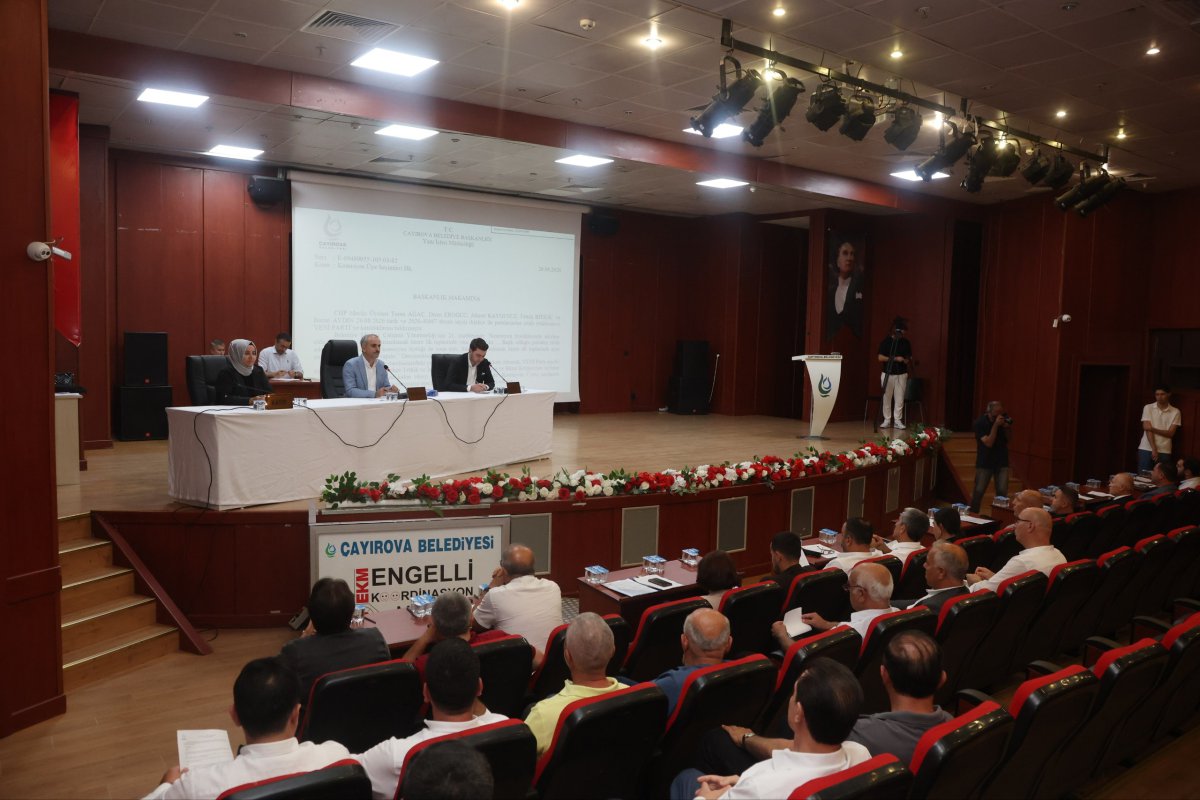 Çayırova Belediyesi’nde Eylül ayı meclis toplantısı gerçekleştirildi
