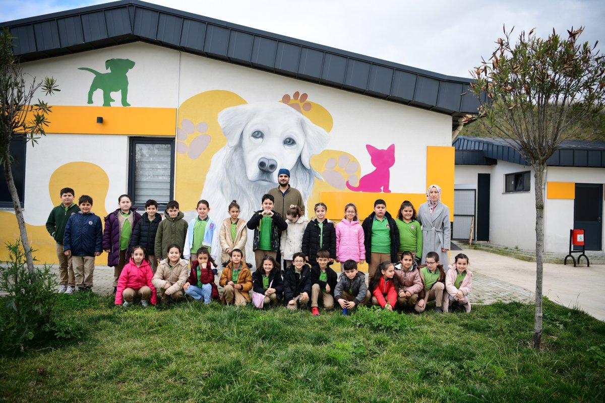 Çayırovalı miniklerden, can dostlarımıza ziyaret