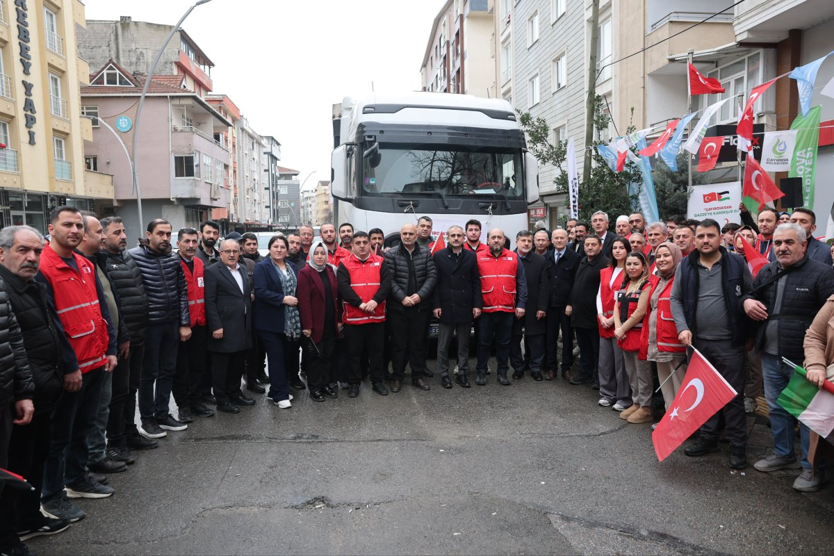 Çayırova’dan Gazze’ye kardeşlik eli uzandı