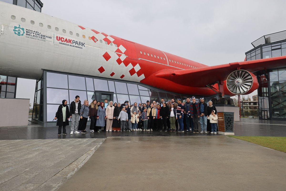 Özel öğrenciler, Uçak Park’ı ziyaret etti