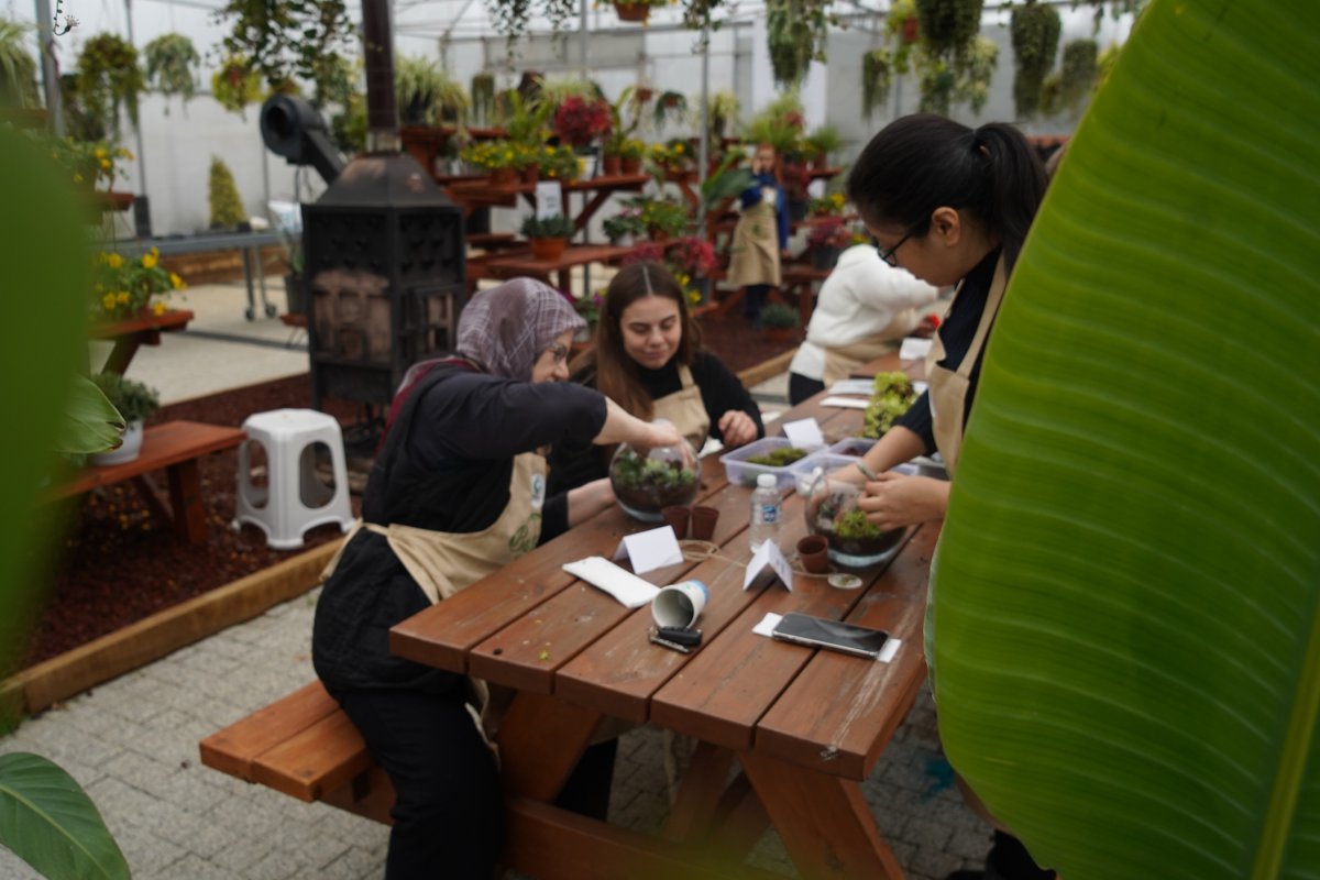 Bahçem Çayırova’da teraryum atölyesi gerçekleştirildi
