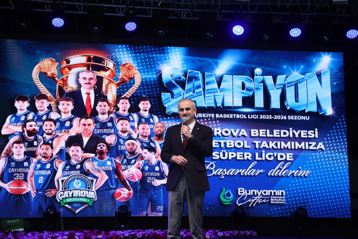 Şampiyon takım, şampiyon taraftarıyla buluştu