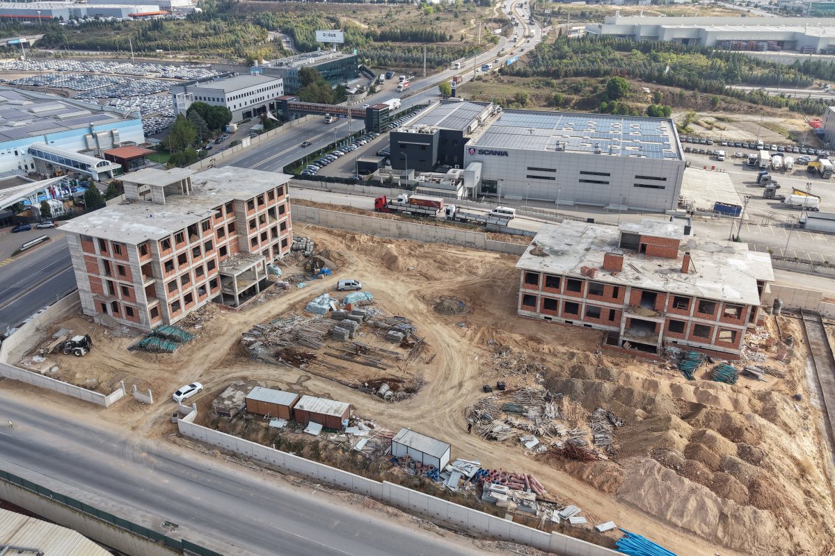 Doğa Madencilik Meslek Lisesi’nde kaba inşaat tamamlandı