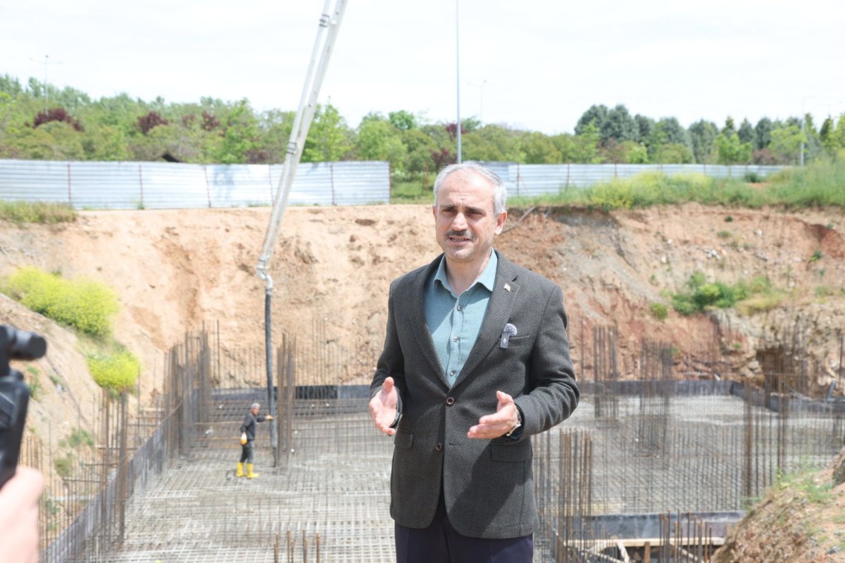 Kültür evi projesinin temel beton serimi gerçekleştirildi