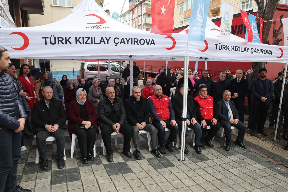 Çayırova’dan Gazze’ye kardeşlik eli uzandı